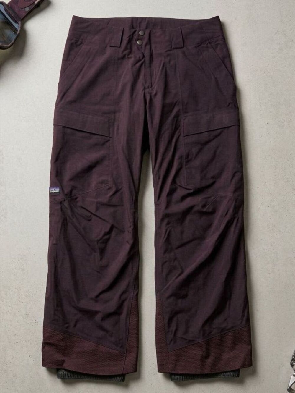 Patagonia Gore-Tex Ski Snow Pants Womens L Plum RECCO Mountain Core Gorpcore